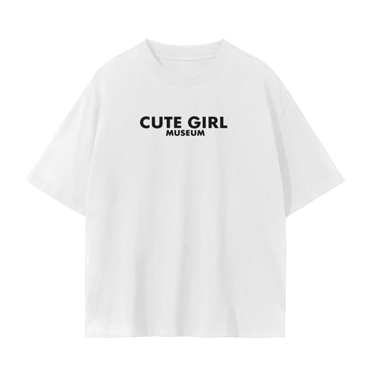 CGM Cute Girl Logo Tee White