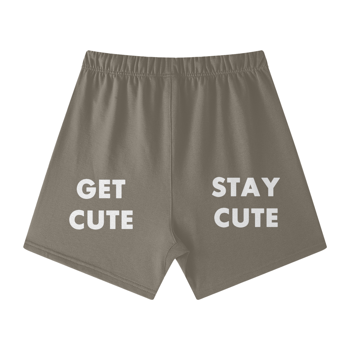 CGM Initials Box Logo Earth Tone Cotton Shorts