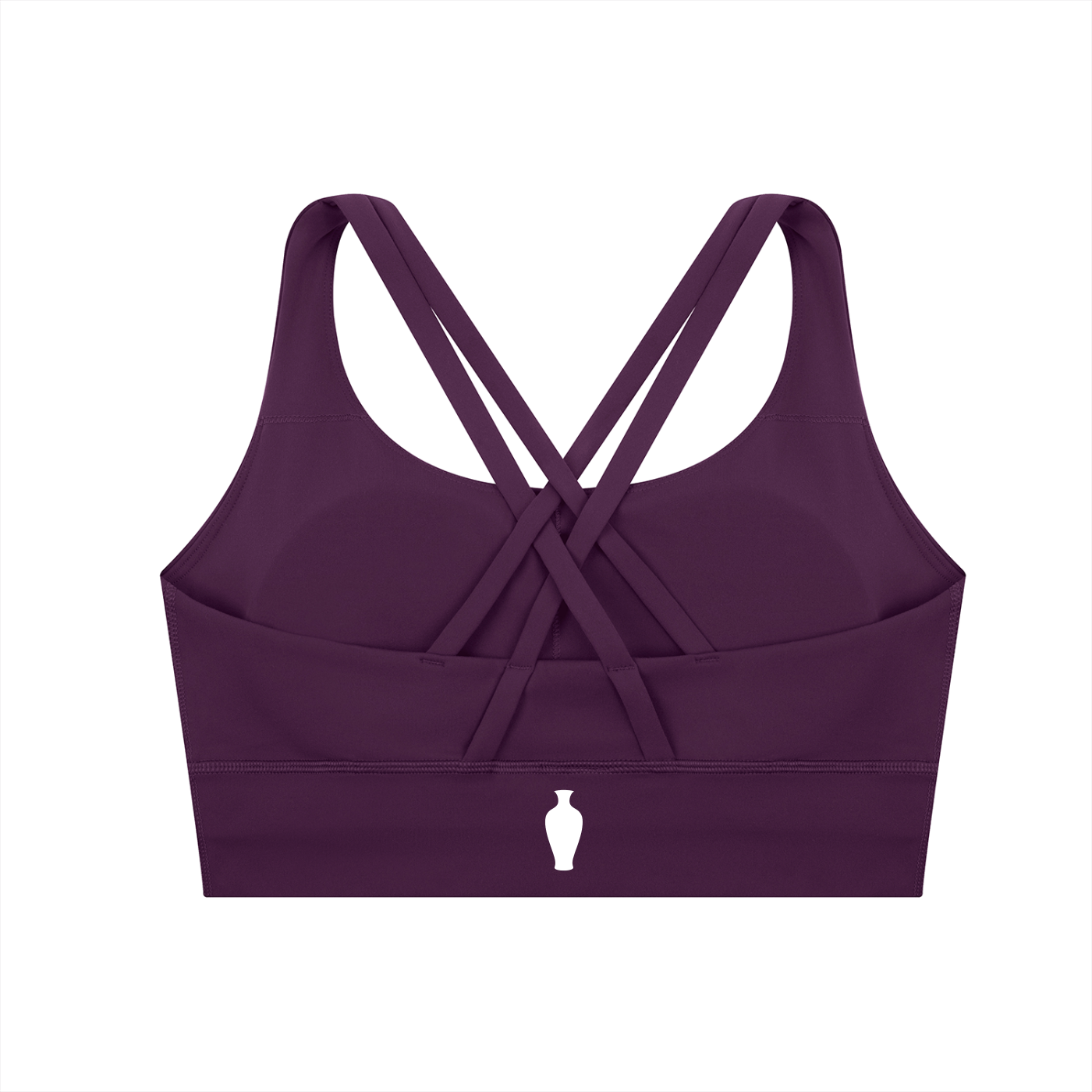 CGM Logo Cross Strap Sports Bra