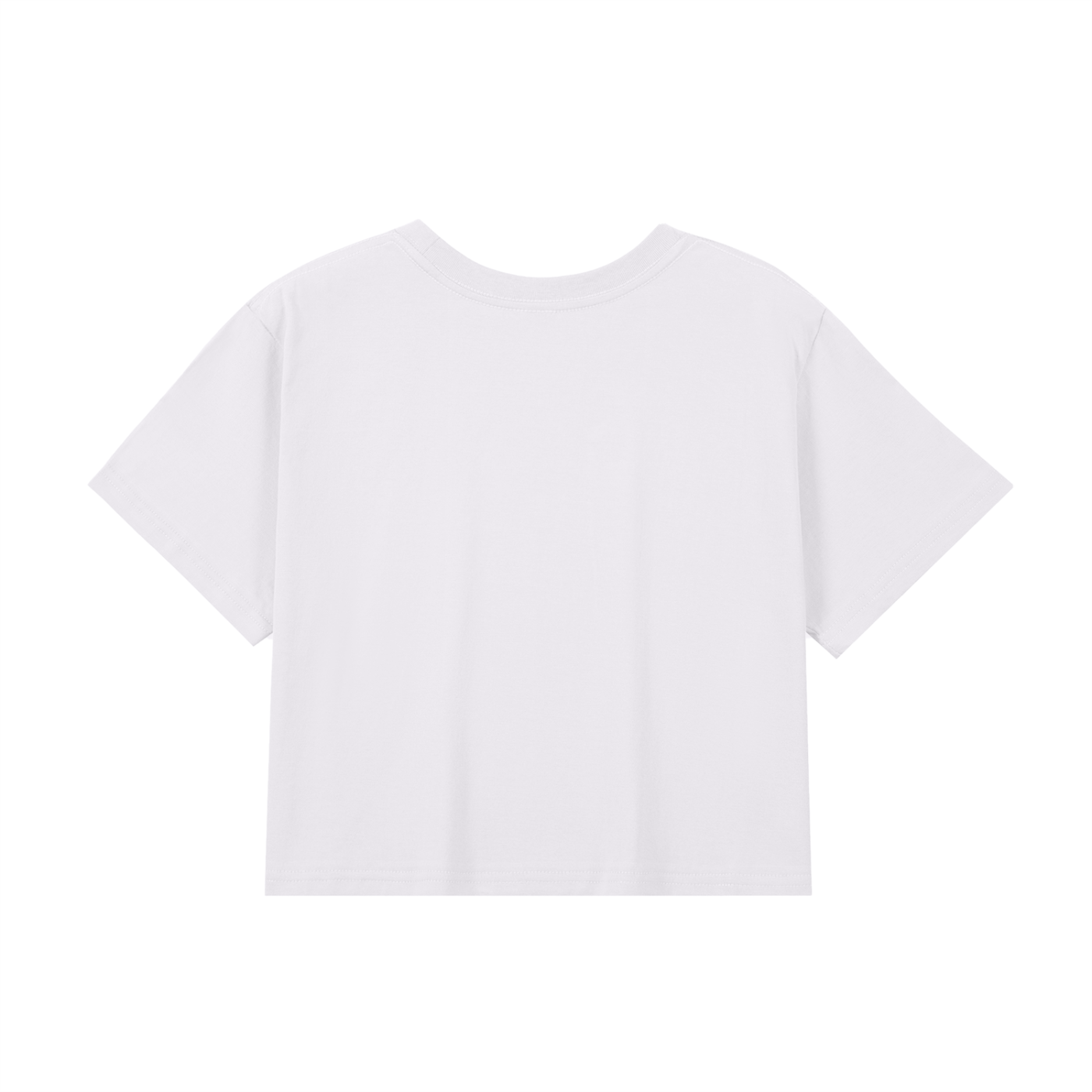 CGM Cute Girl Logo Baby Tee White