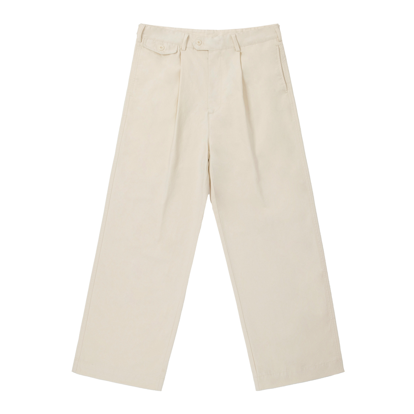 CGM Adjustable Waist Straight Leg Pants