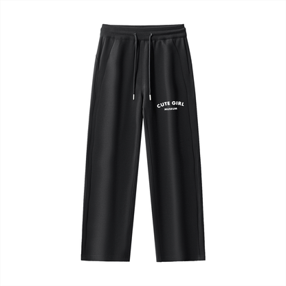 Essential Drawstring Straight-Leg Sweatpants