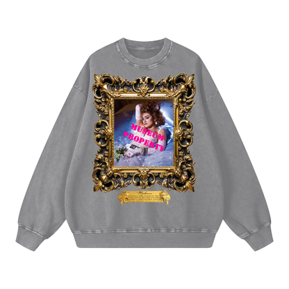Acid Wash Oversize Sweatshirt - 360 GSM