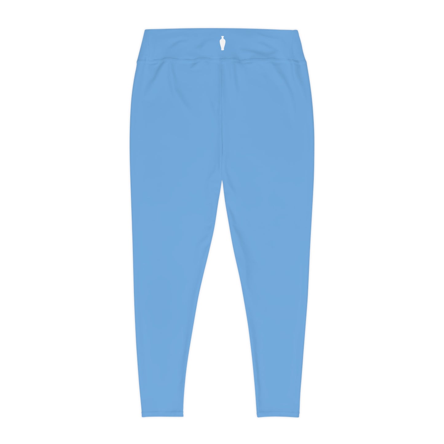 CGM Muse High Waisted Plus Size Leggings (Light Blue)