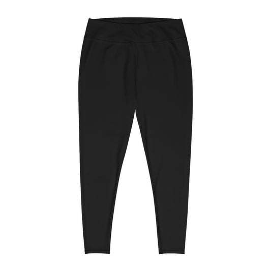 CGM High Waisted Plus Size Leggings (Black)