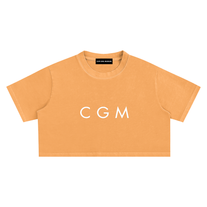 Snow Washed Crop Top