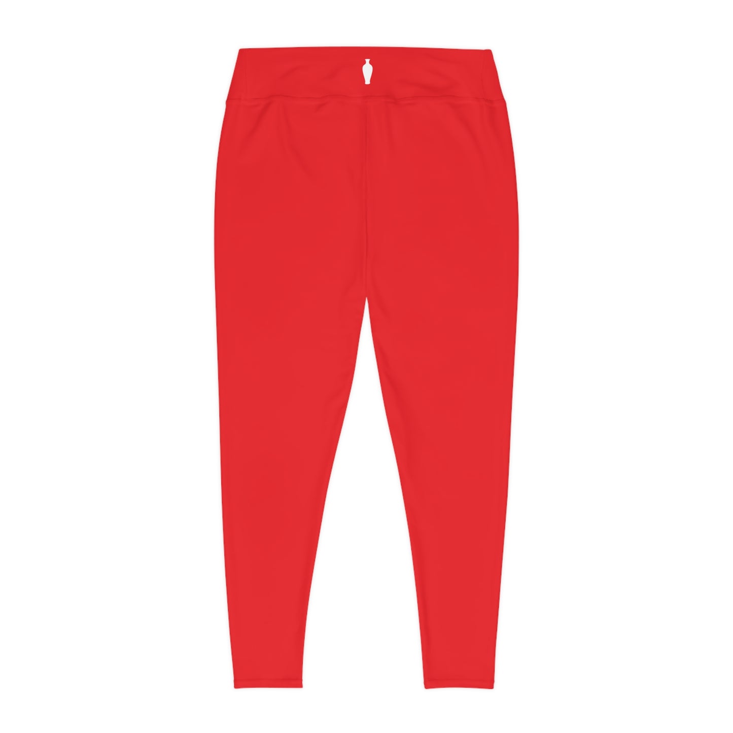 CGM High Waisted Plus Size Leggings (Red)