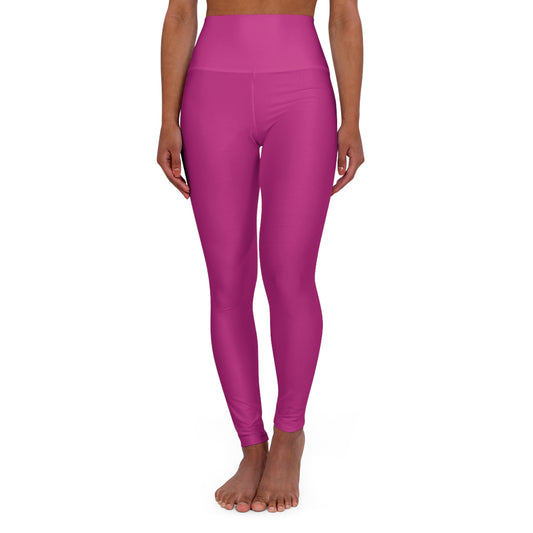CGM  High Waisted Yoga Leggings (Pink)