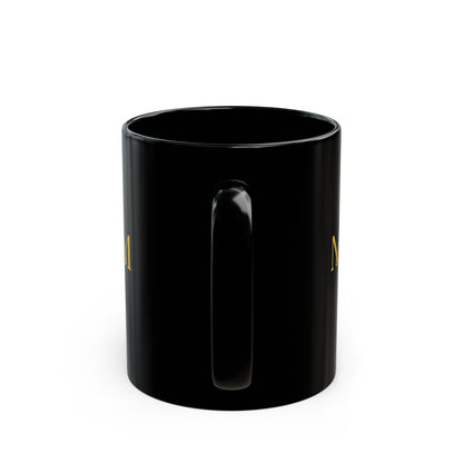 CGM Museum Gold Logo Black Mug