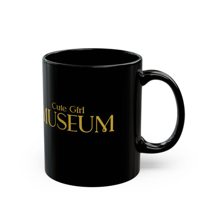 CGM Museum Gold Logo Black Mug