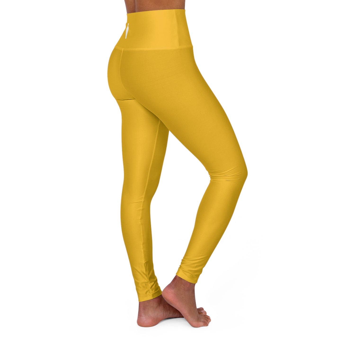 CGM High Waisted Yoga Leggings (Yellow)