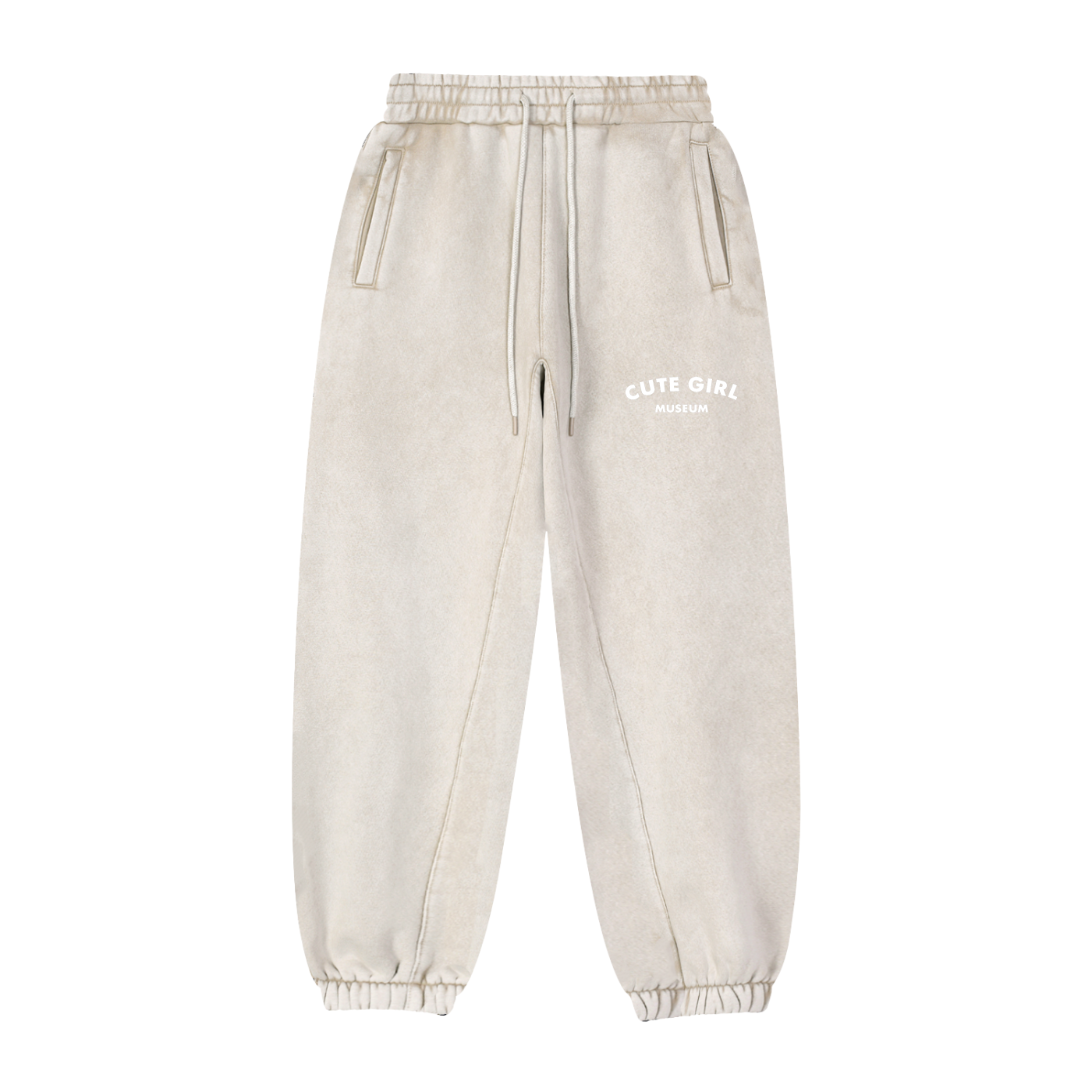CGM Snow Wash Fleeced Joggers (3/3)