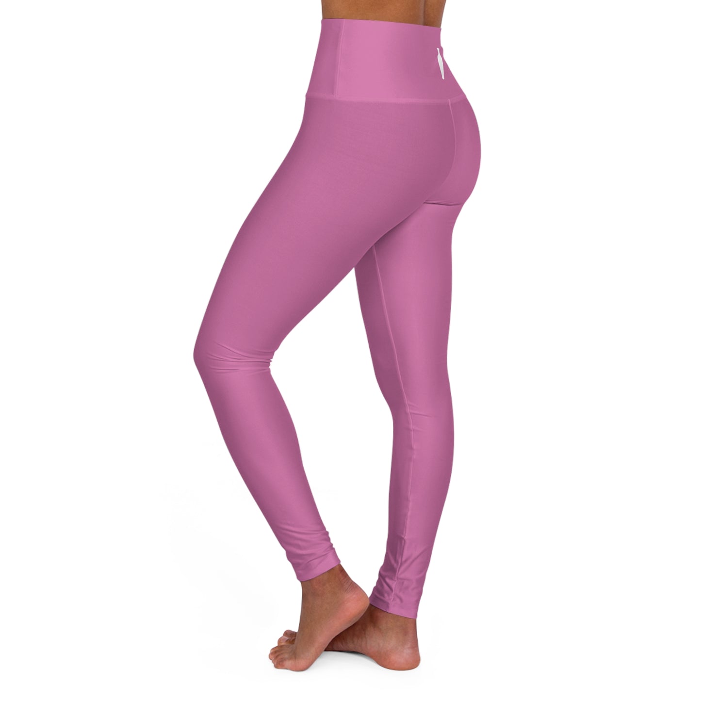 CGM High Waisted Yoga Leggings (Light Pink)