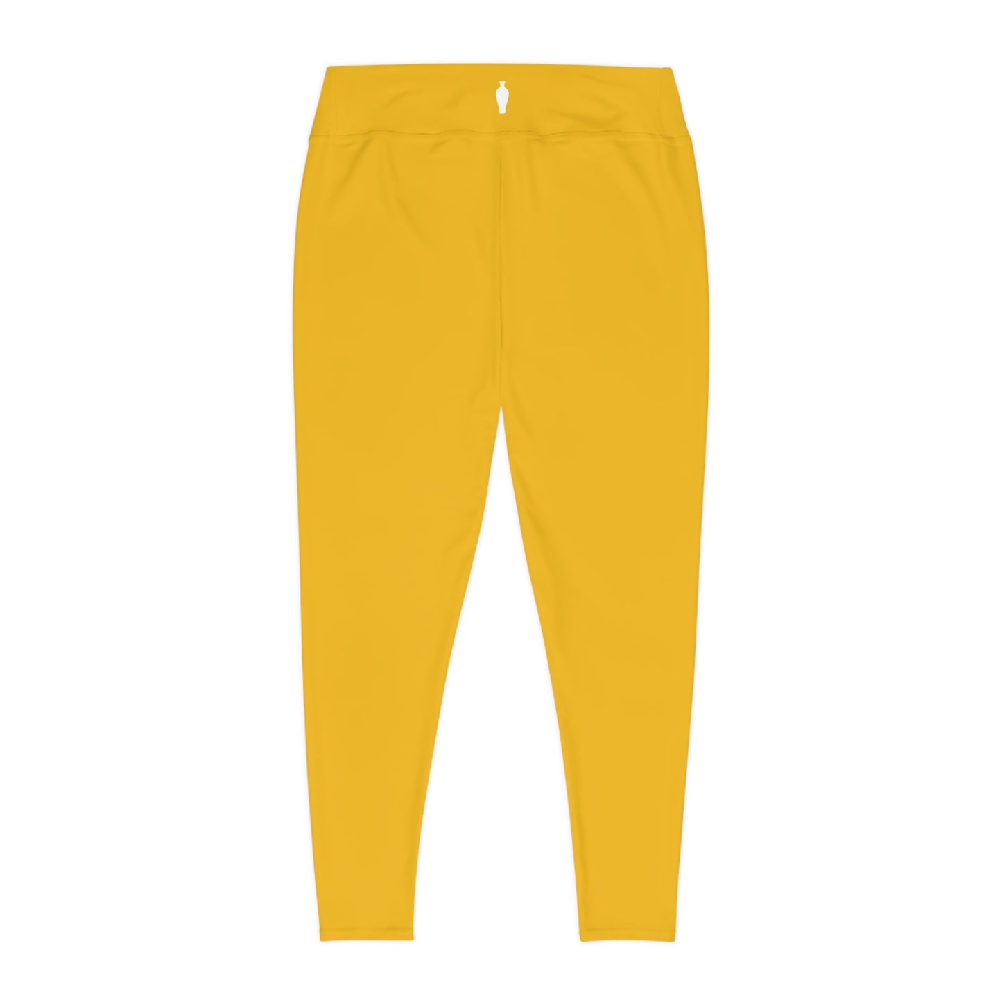 CGM Muse High Waisted Plus Size Leggings (Yellow)
