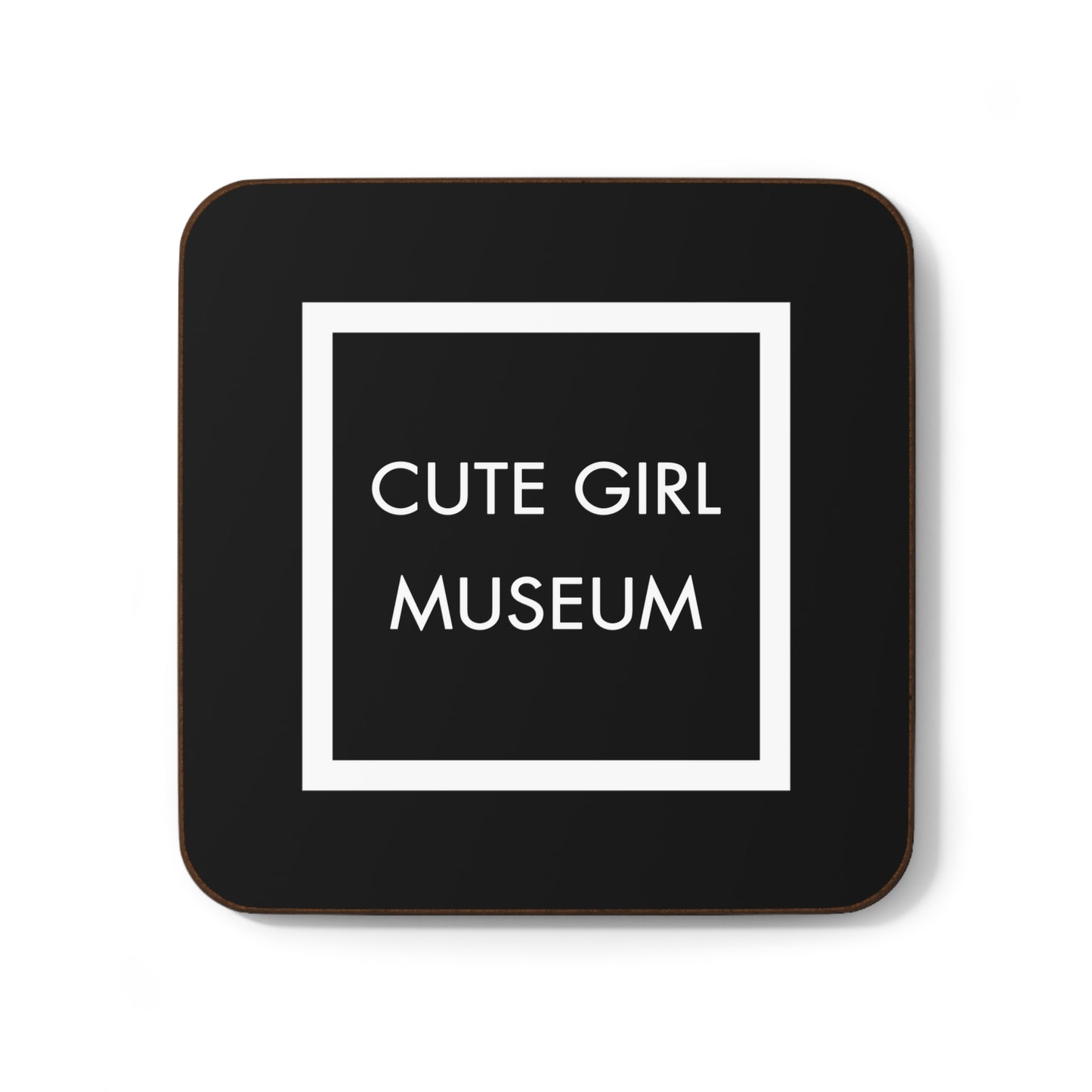 CGM Cute Girl Box Logo Hardboard Back Coaster