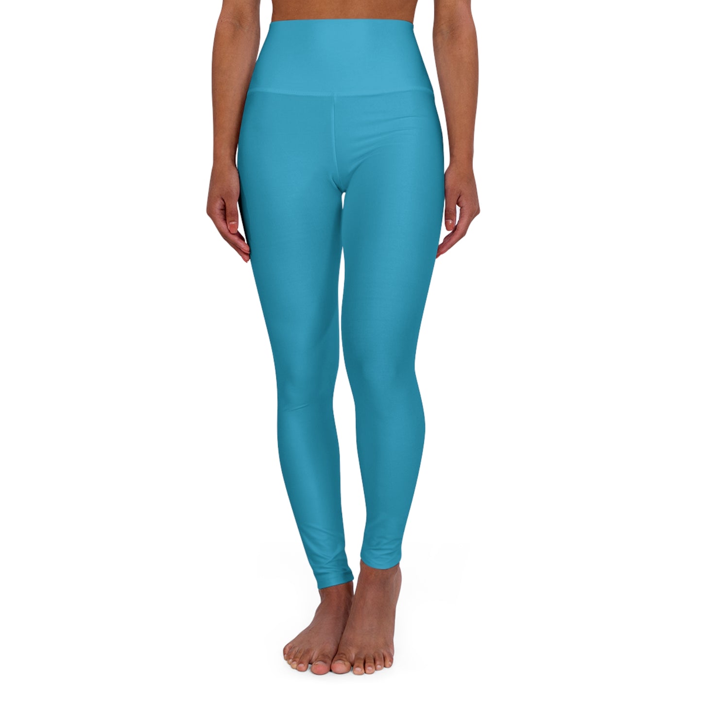 CGM High Waisted Yoga Leggings (Turquoise)