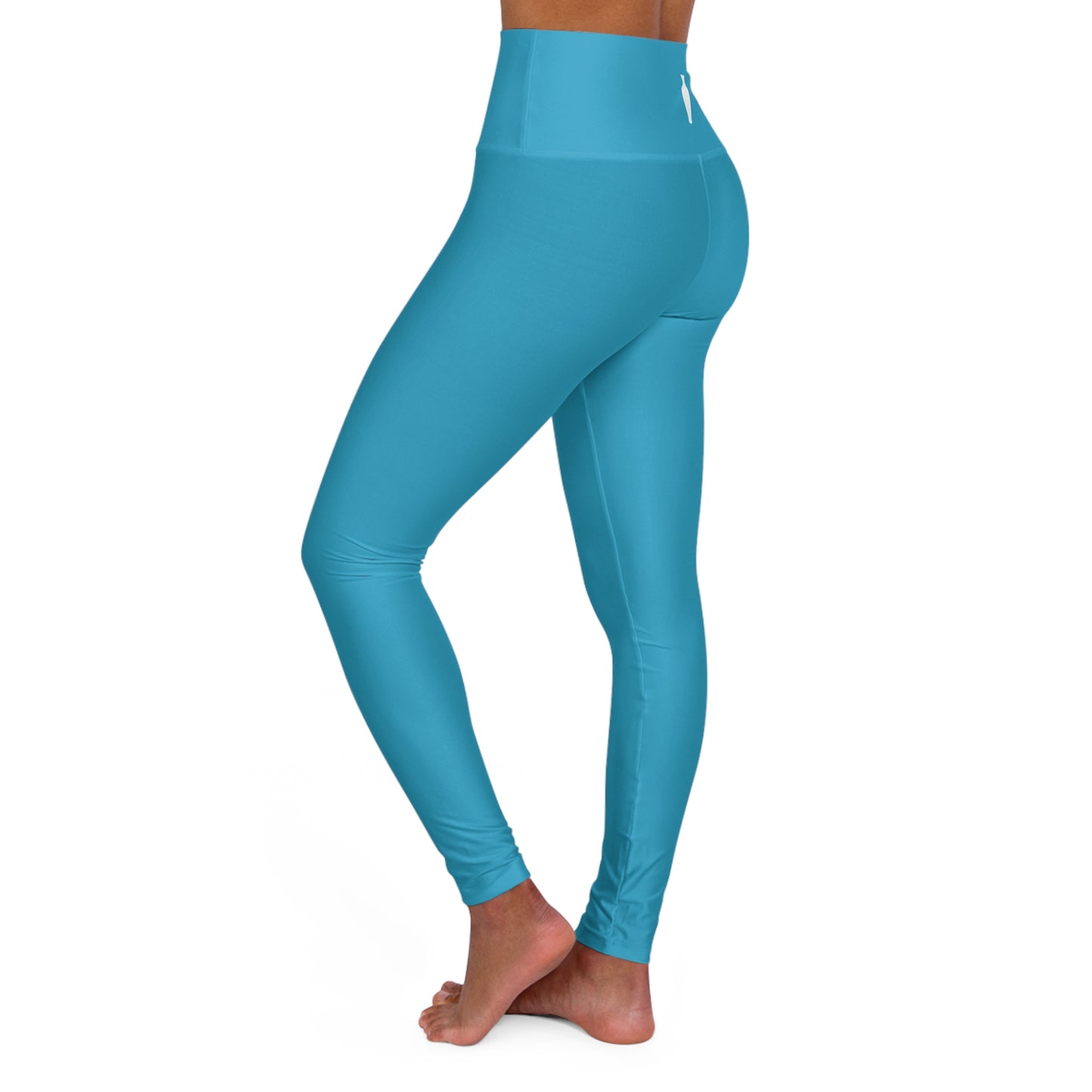CGM High Waisted Yoga Leggings (Turquoise)