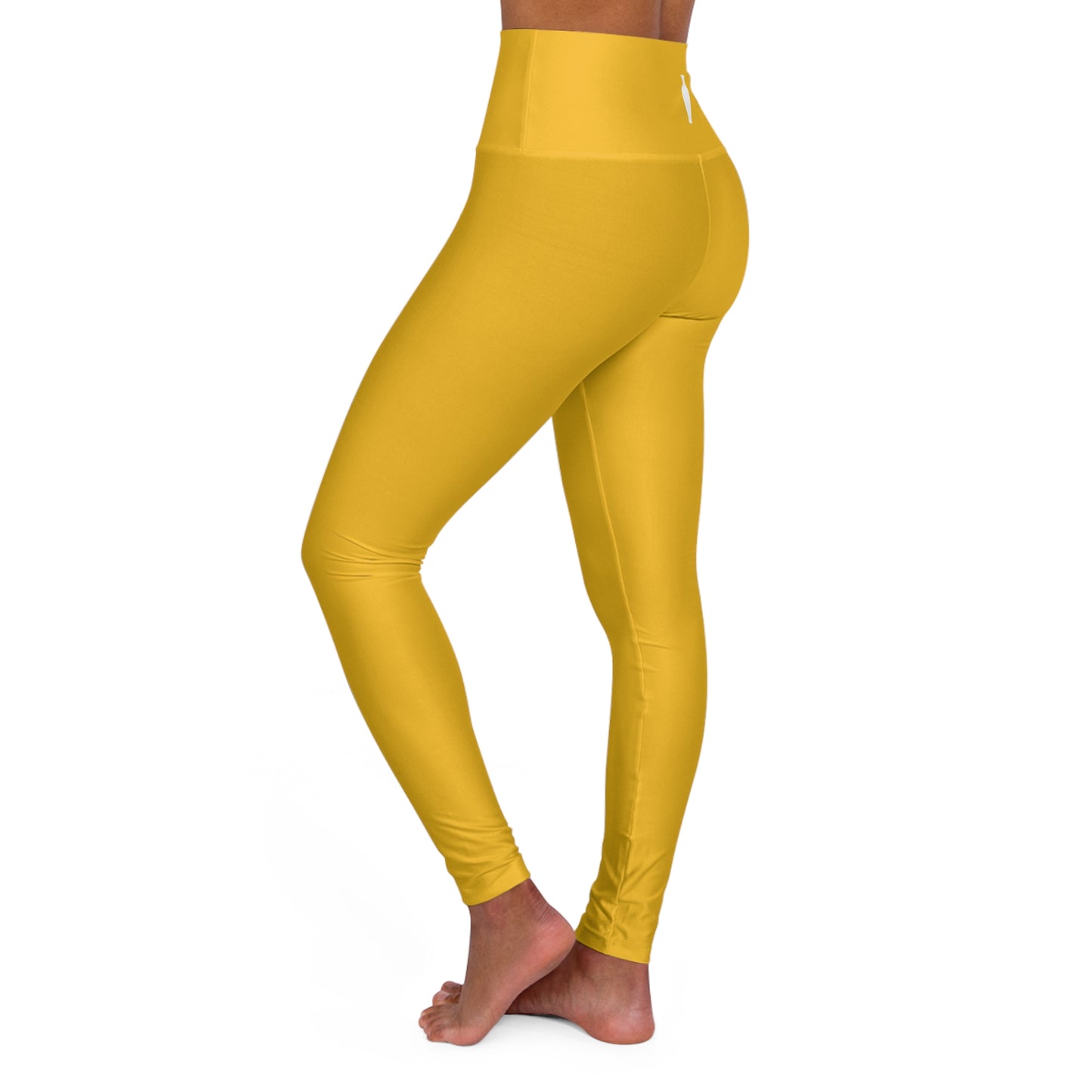 CGM High Waisted Yoga Leggings (Yellow)