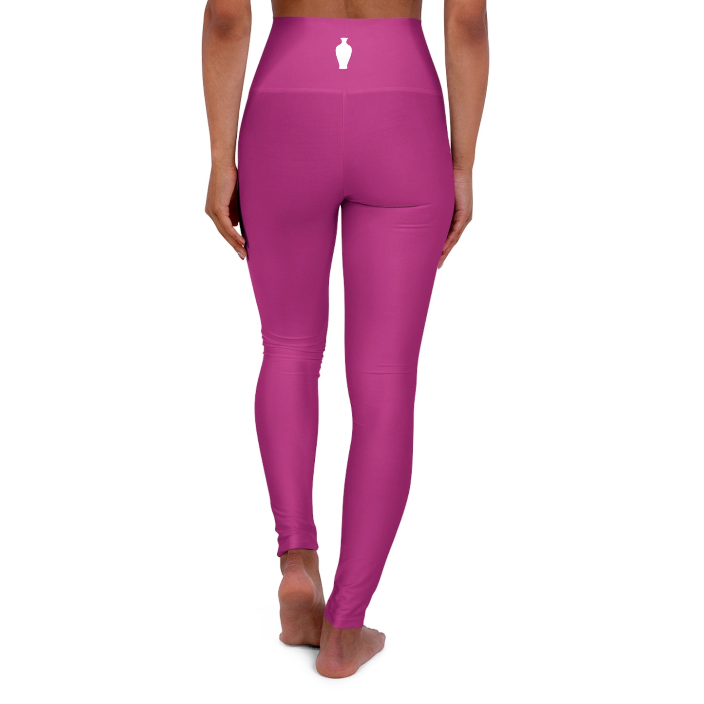 CGM  High Waisted Yoga Leggings (Pink)