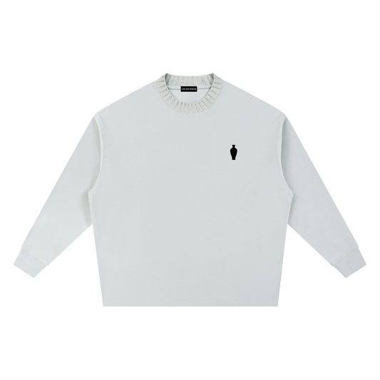 CGM Vase Knitted Neck Sweatshirt