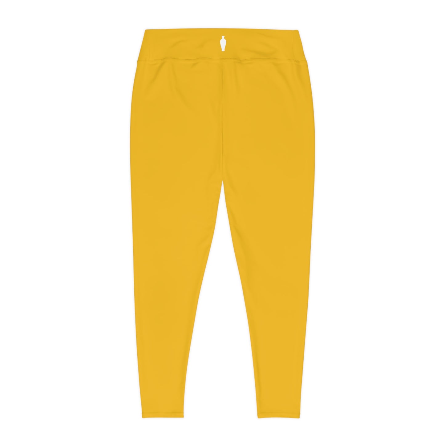 CGM High Waisted Plus Size Leggings (Yellow)