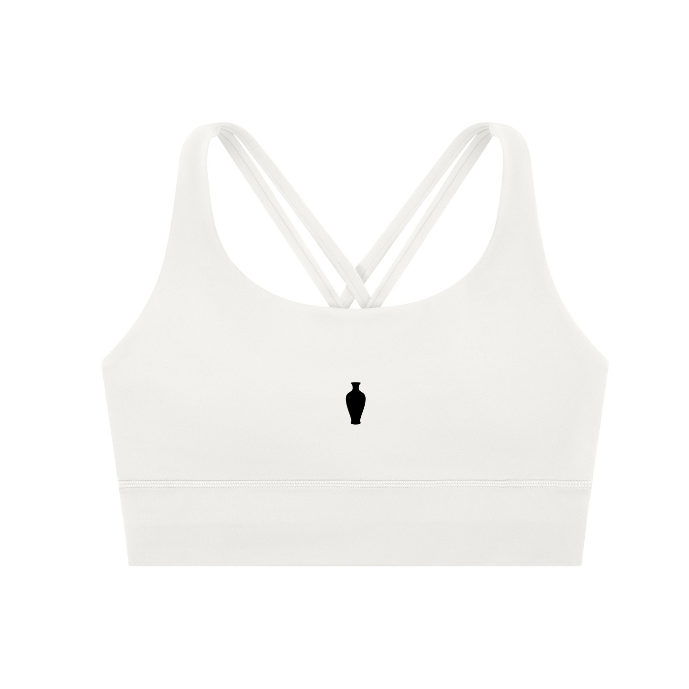 CGM Vase Cross Strap Sports Bra
