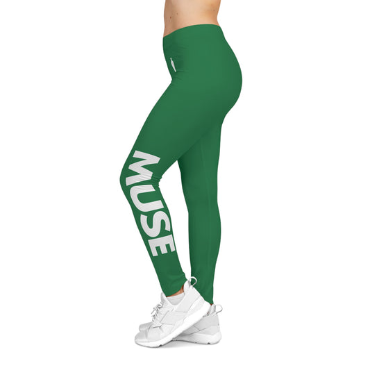 CGM Muse Women's Leggings (Dark Green)