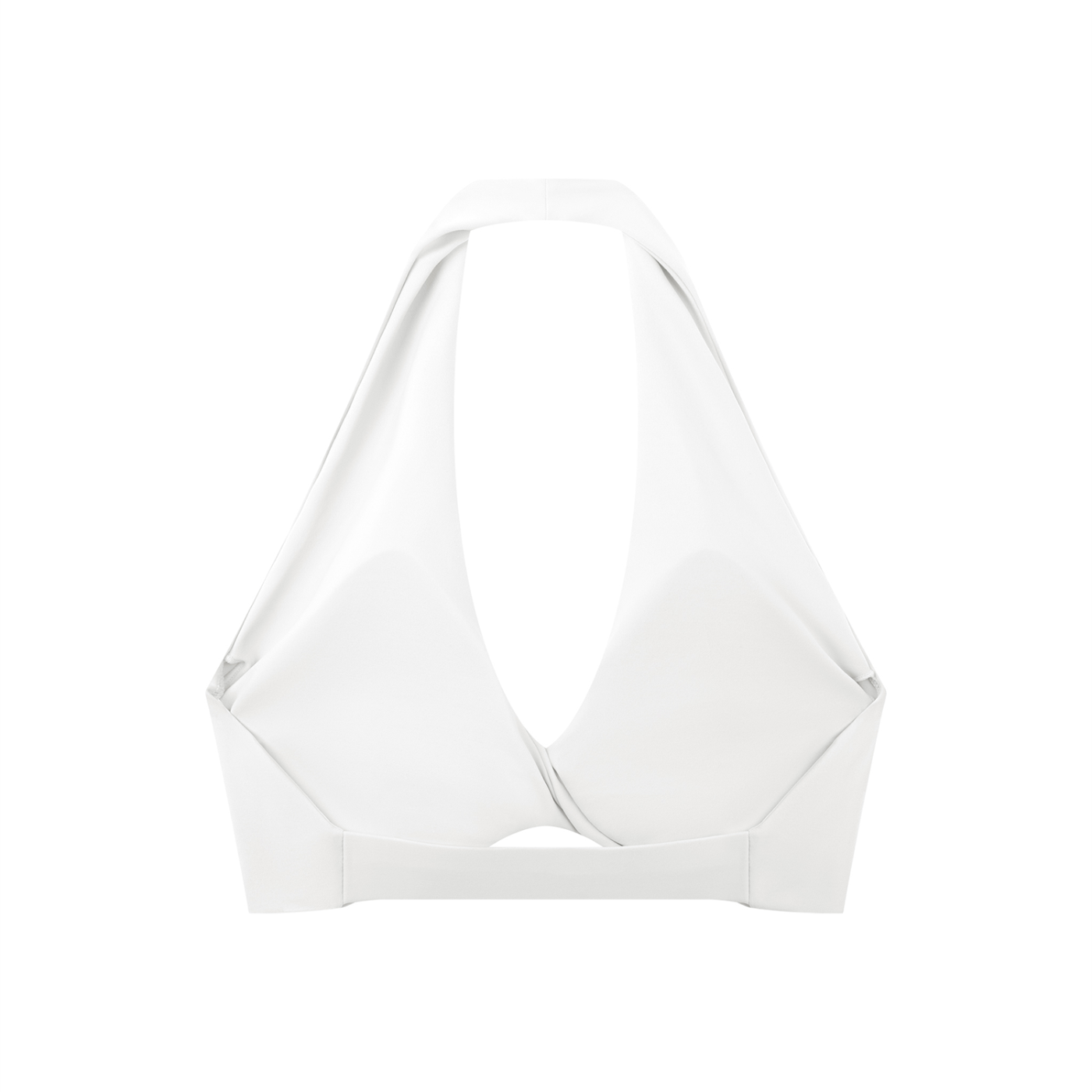 CGM Pleated Halter Sports Bra