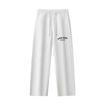 Essential Drawstring Straight-Leg Sweatpants
