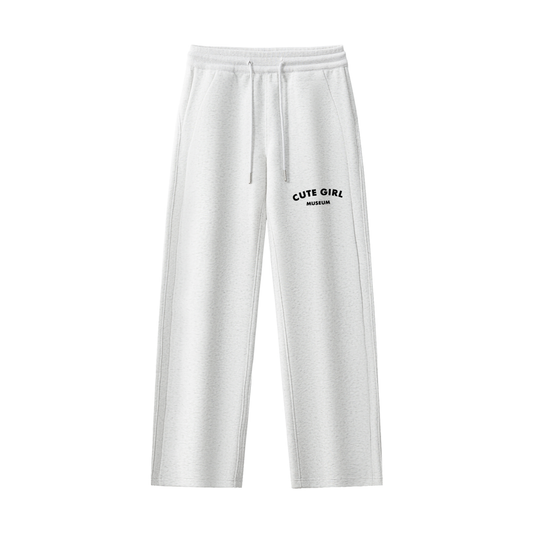 Essential Drawstring Straight-Leg Sweatpants
