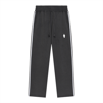 Snow Washed Contrast Tape Sweatpants