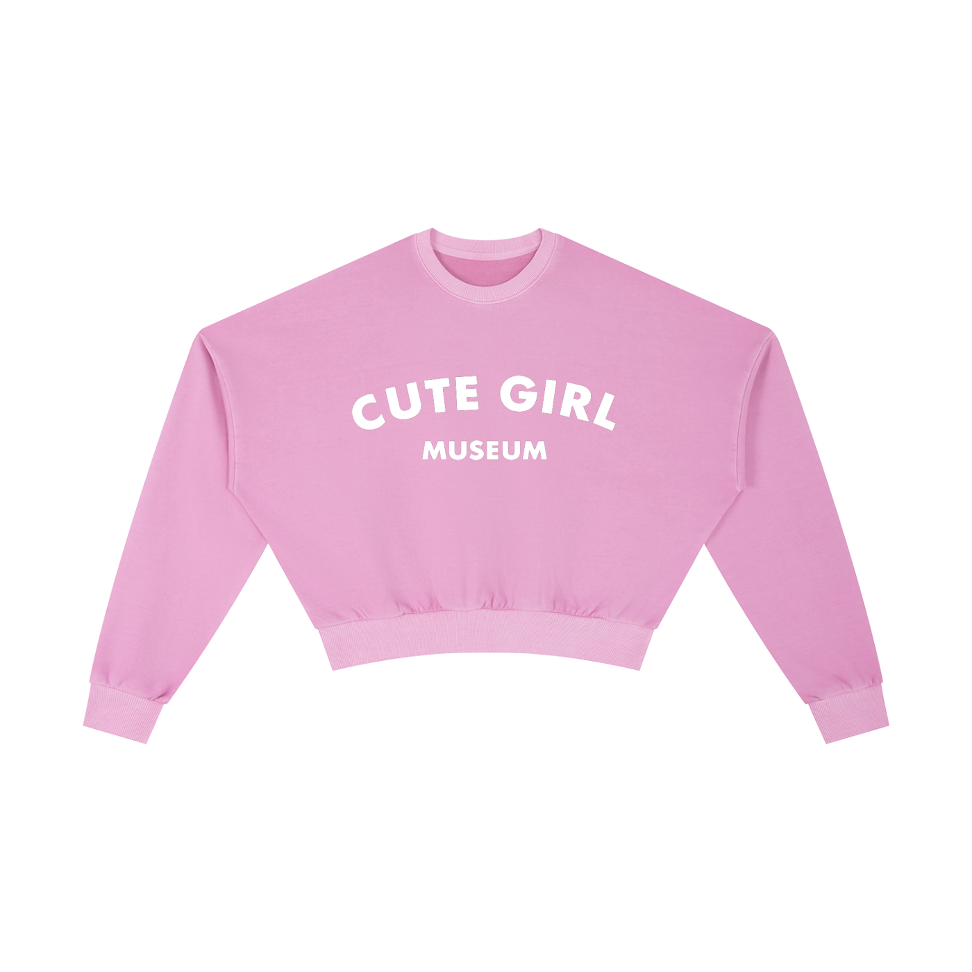 CGM Logo Vintage Washed Cropped Sweatshirt