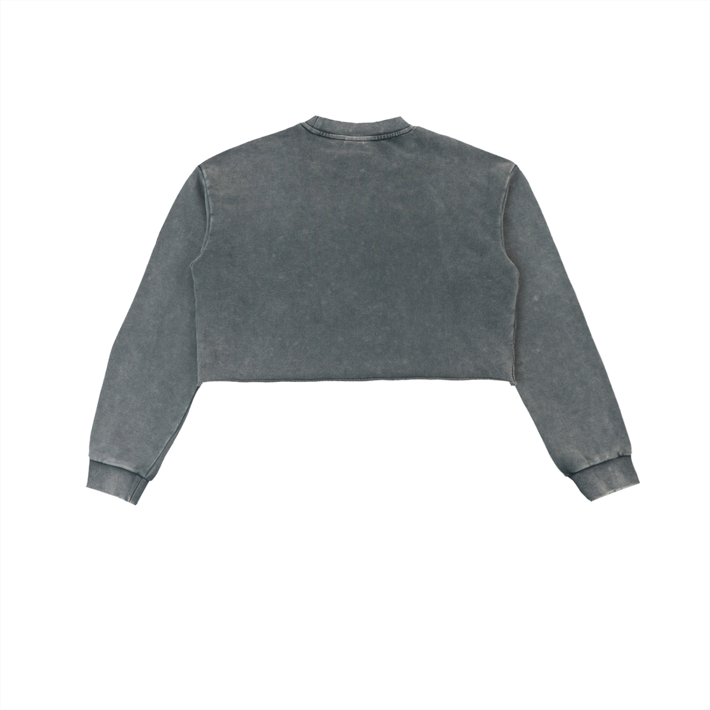 CGM Muse Raw Edge Cropped Sweatshirt