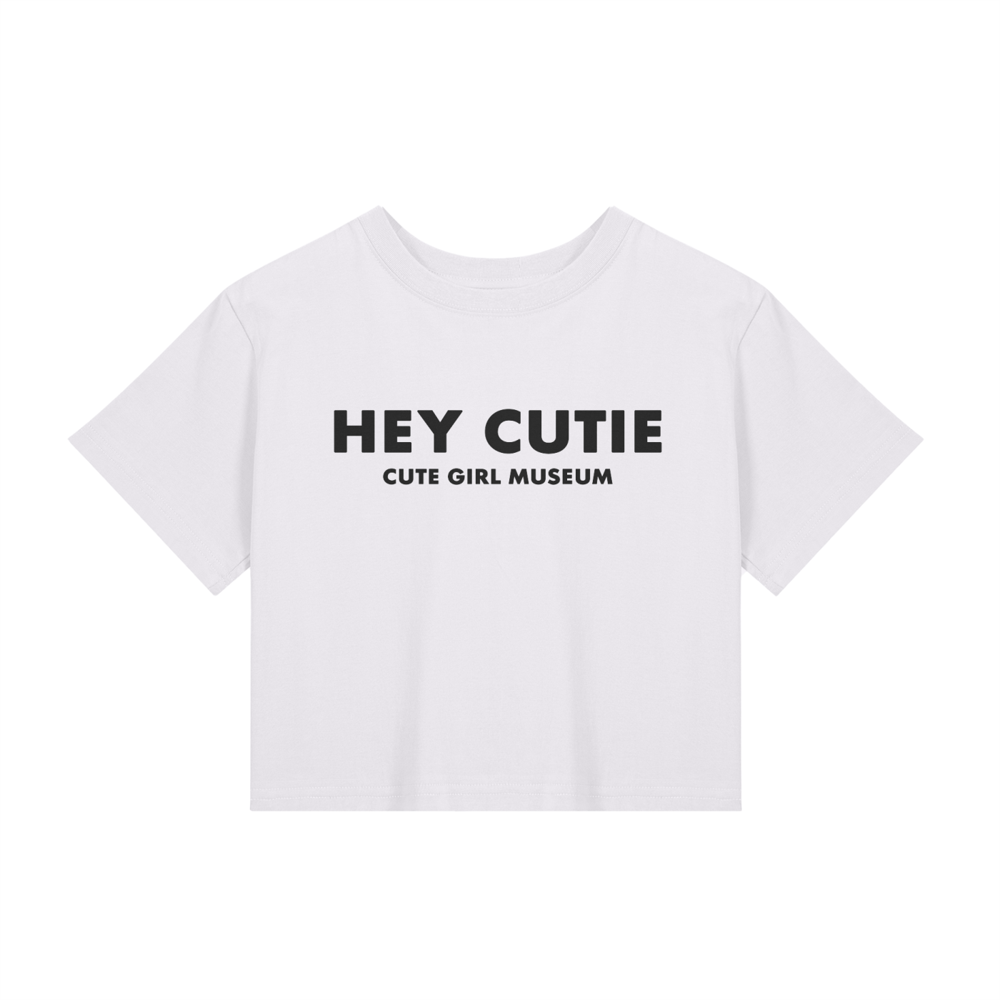 CGM Hey Cutie Baby Tee White