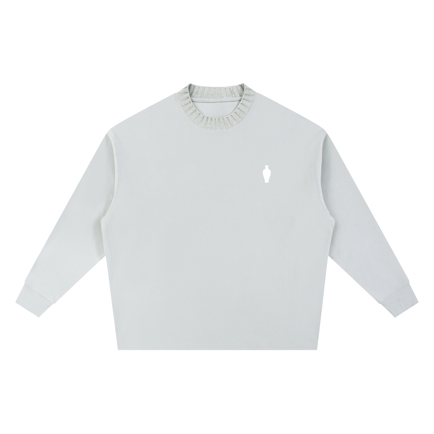 CGM Vase Knitted Neck Sweatshirt