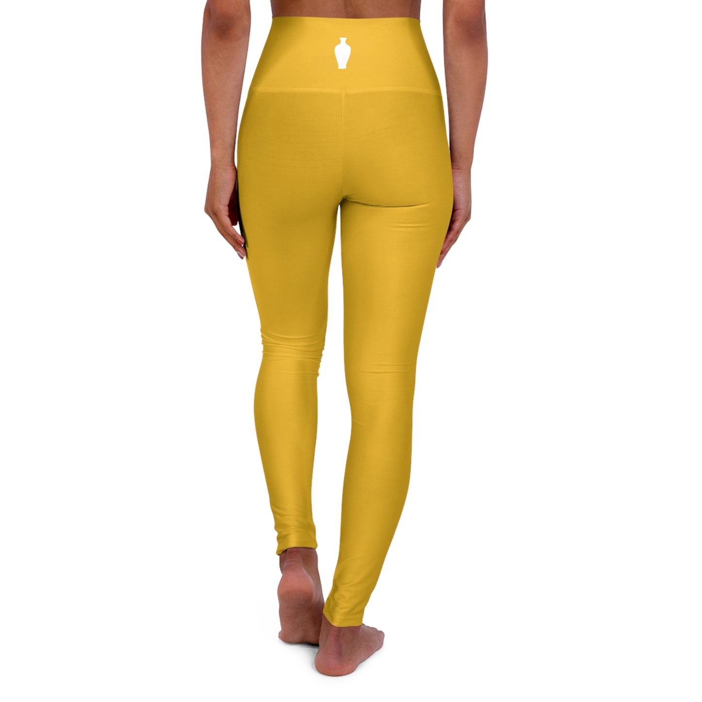 CGM High Waisted Yoga Leggings (Yellow)