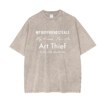 CGM Art Thief Snow Washed Tee
