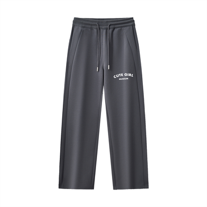 Essential Drawstring Straight-Leg Sweatpants