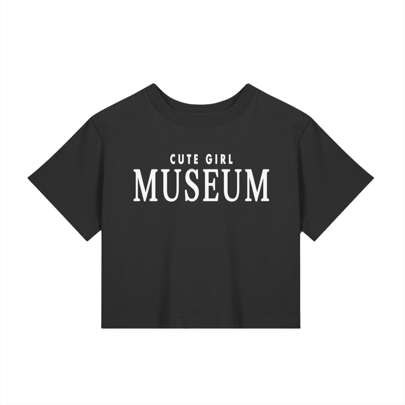 CGM Museum Logo Baby Tee Blk