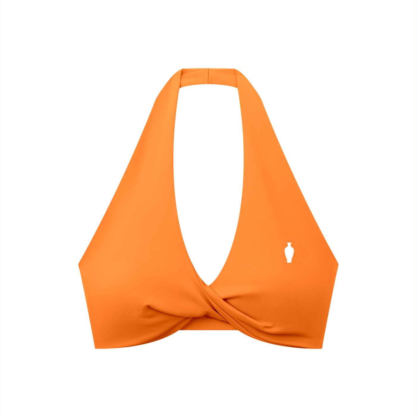 CGM Pleated Halter Sports Bra
