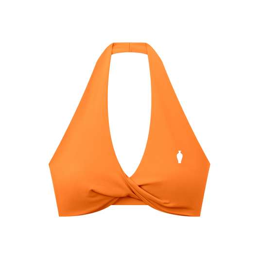CGM Pleated Halter Sports Bra
