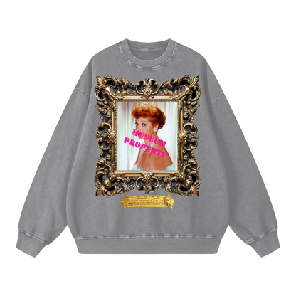 Acid Wash Oversize Sweatshirt - 360 GSM