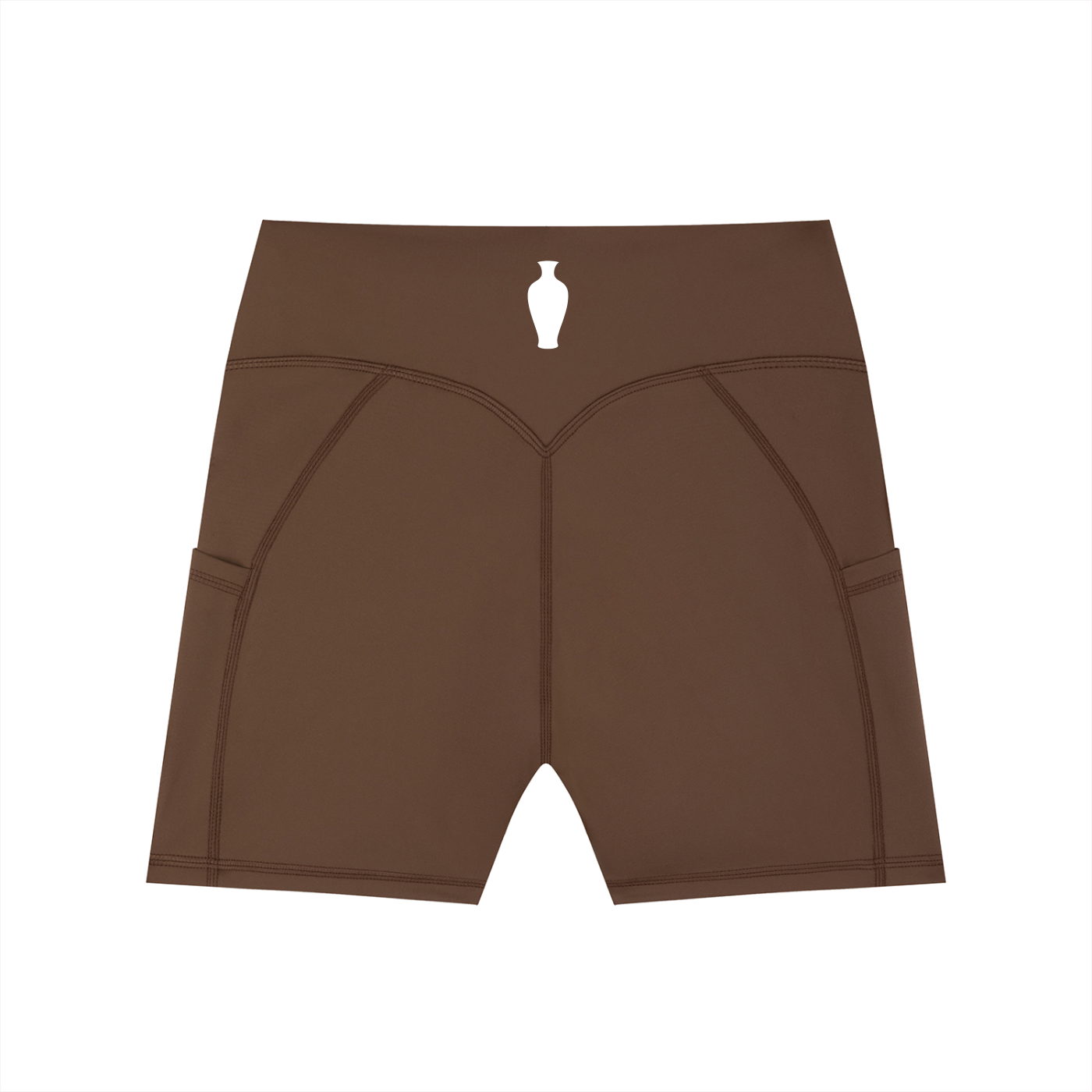 CGM High-Waisted Pocket Gym Shorts (Rear Logo)