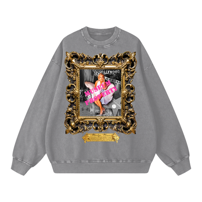 Acid Wash Oversize Sweatshirt - 360 GSM
