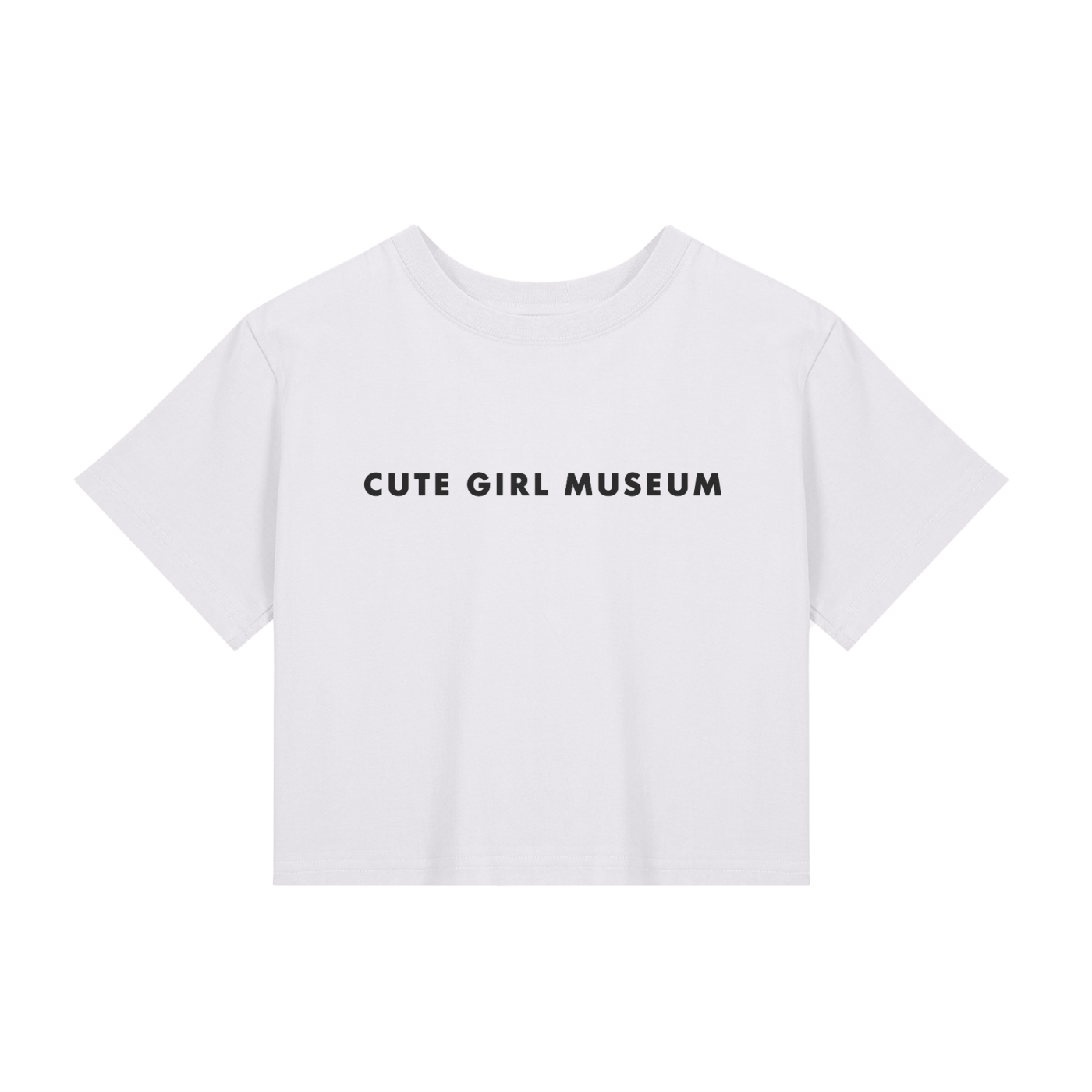 CGM Cute Girl Museum Baby Tee White