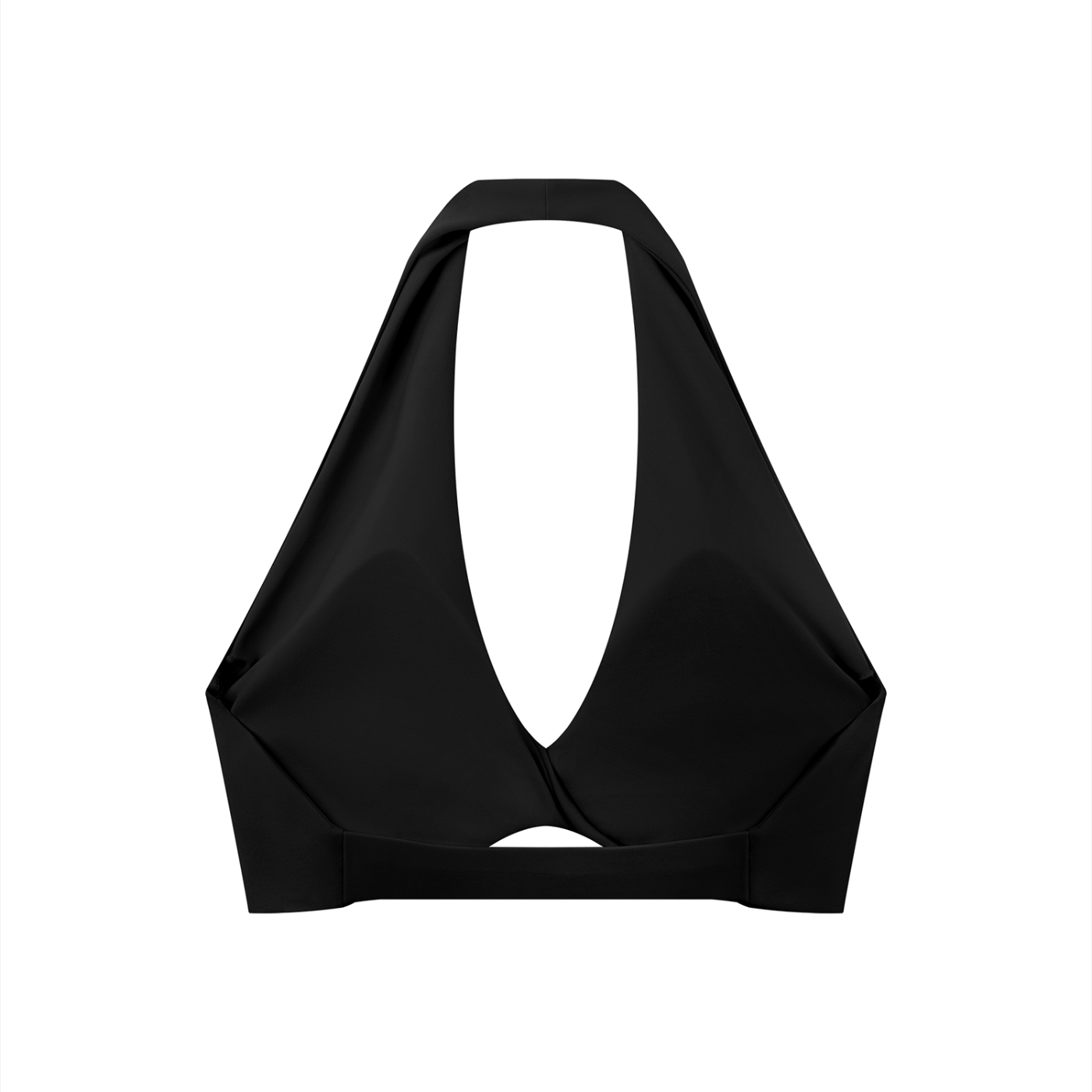 CGM Pleated Halter Sports Bra