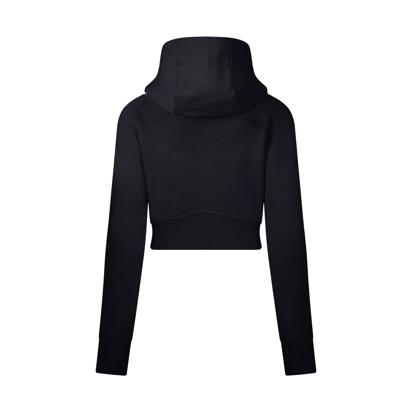 CGM Box Logo Cropped Zip-Through Hoodie