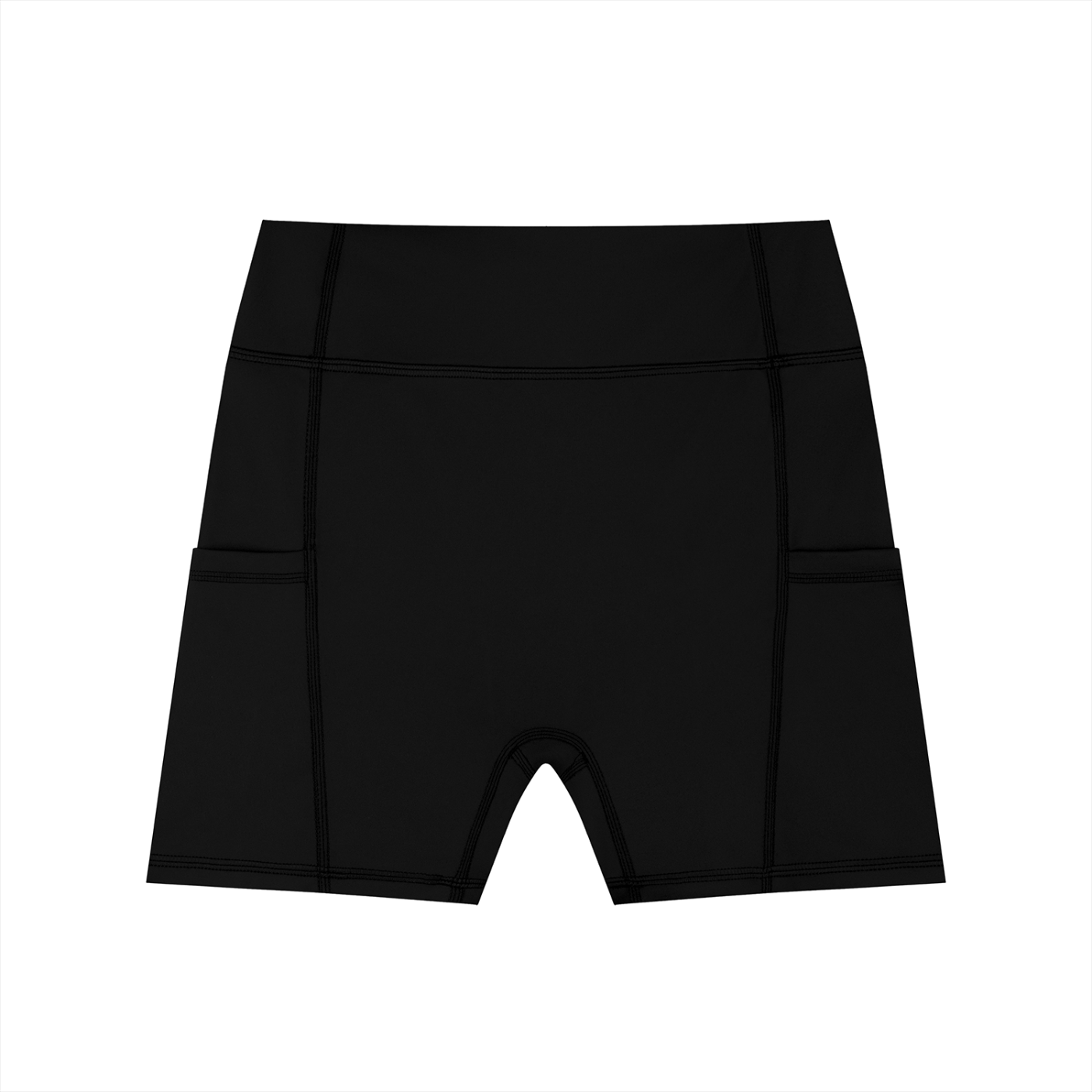 CGM High-Waisted Pocket Gym Shorts (Rear Logo)