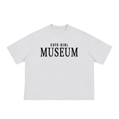CGM Museum Logo Boxy Tee White