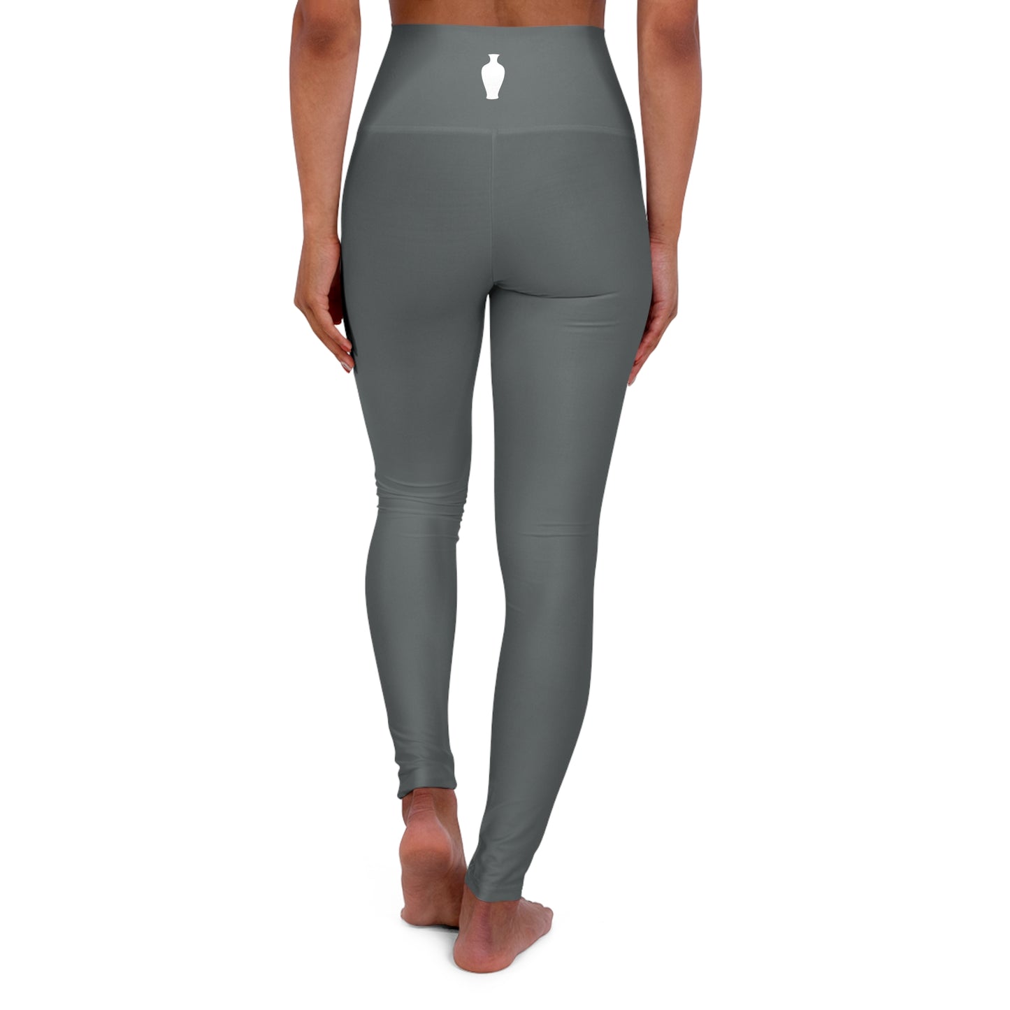 CGM High Waisted Yoga Leggings (Dark Gray)